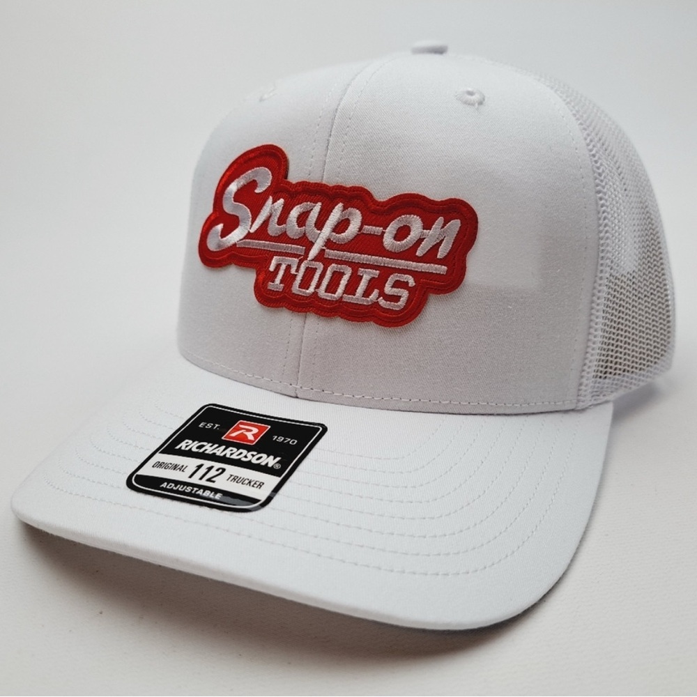 Snap On Tools Richardson 112 Trucker Mesh Snapback Cap Hat Embroidered  …